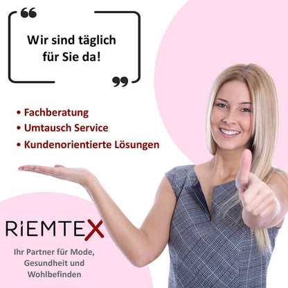 Kompressionsstrümpfe und Stützstrümpfe RIEMTEX Klasse 2 Damen Herren in Caramell Beige