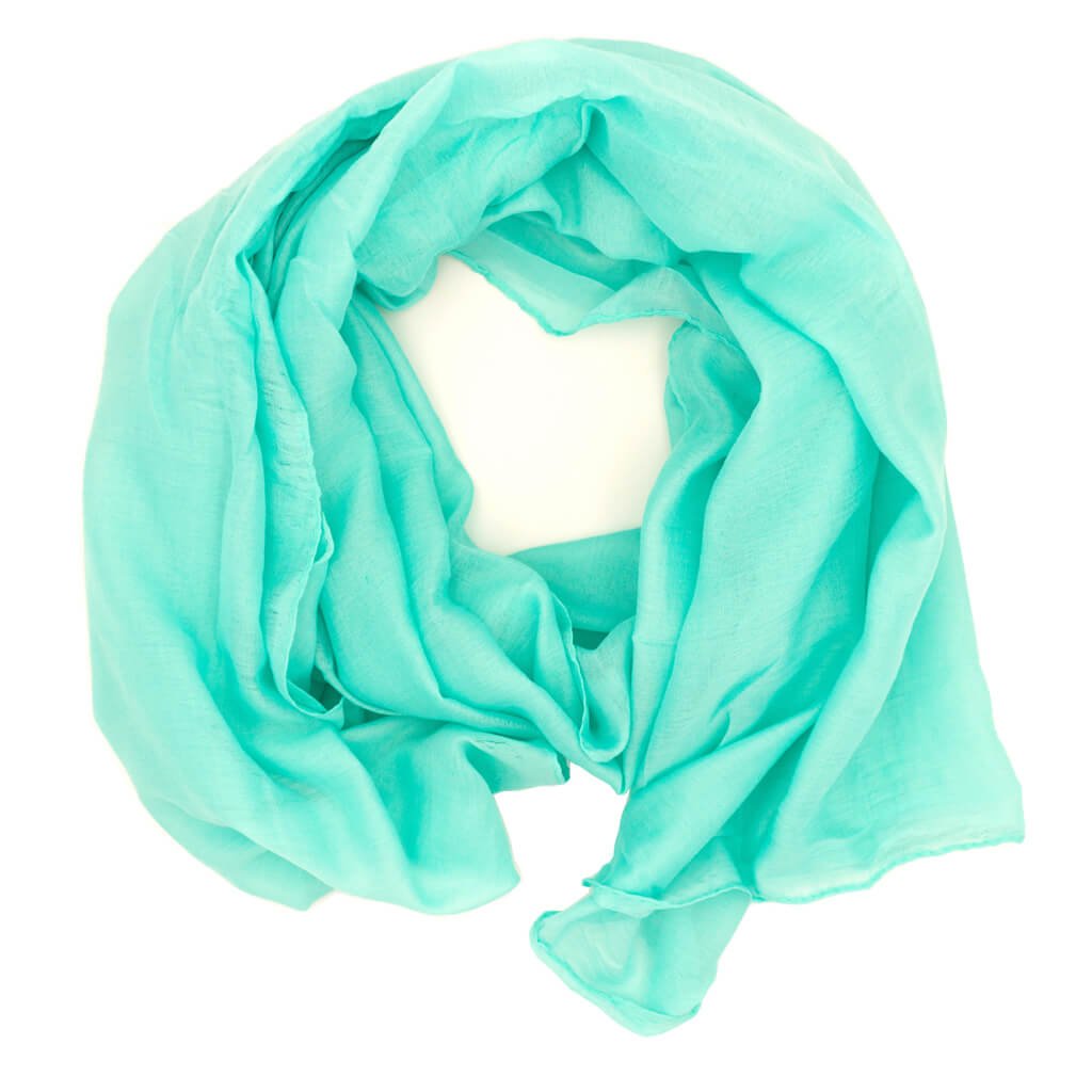 Damen Schal Halstuch in Mint - RIEMTEX