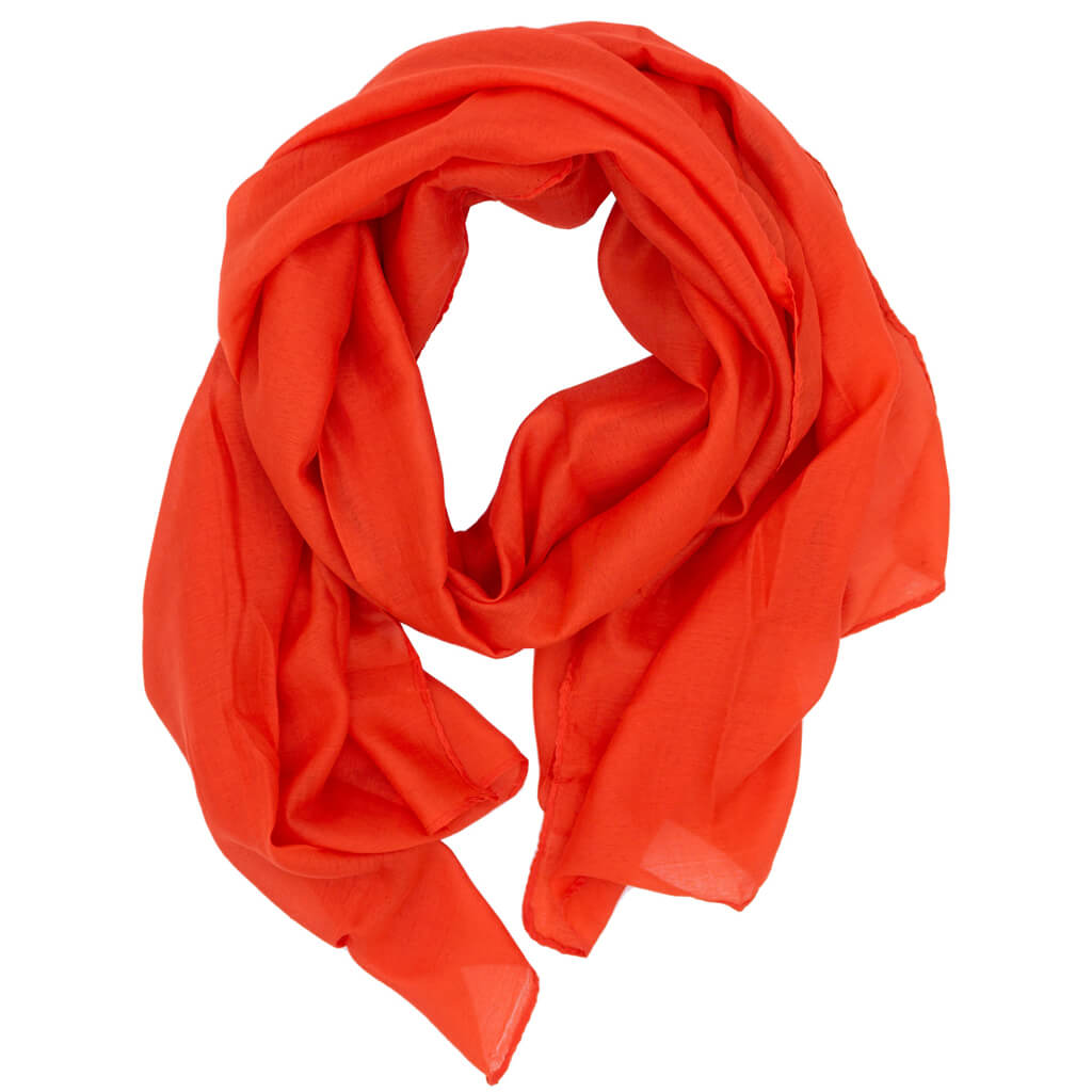 Damen Schal Halstuch in Orange - RIEMTEX