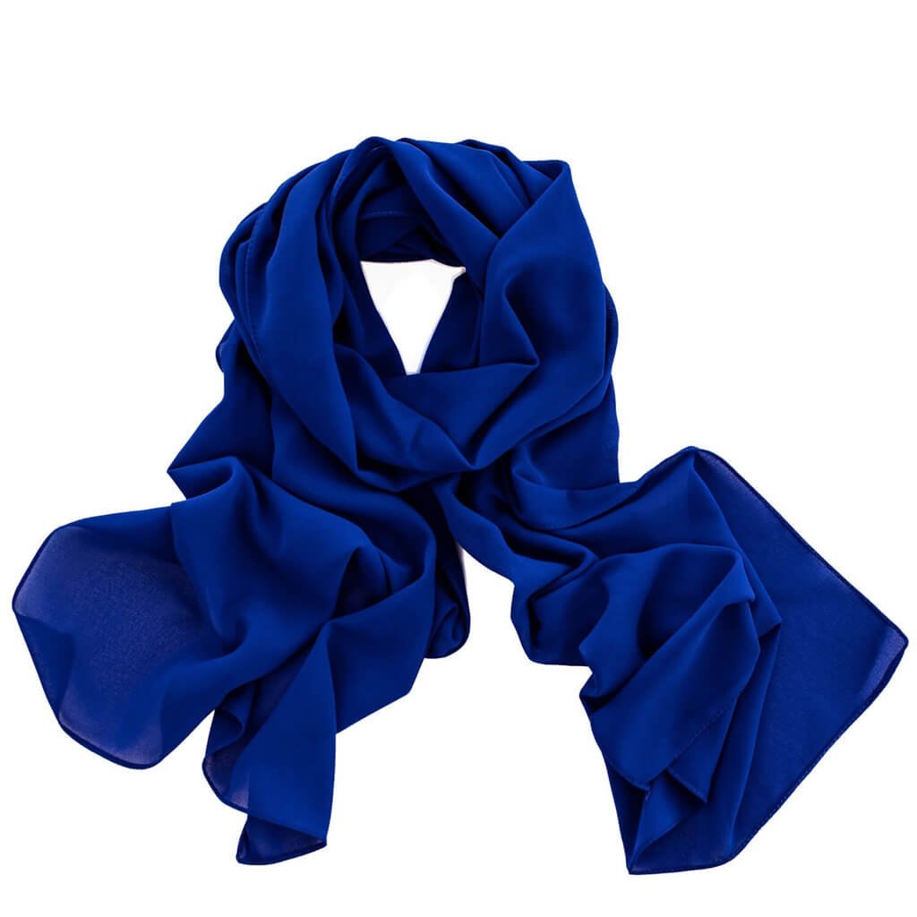 Damen Schal Tuch in Royalblau - RIEMTEX