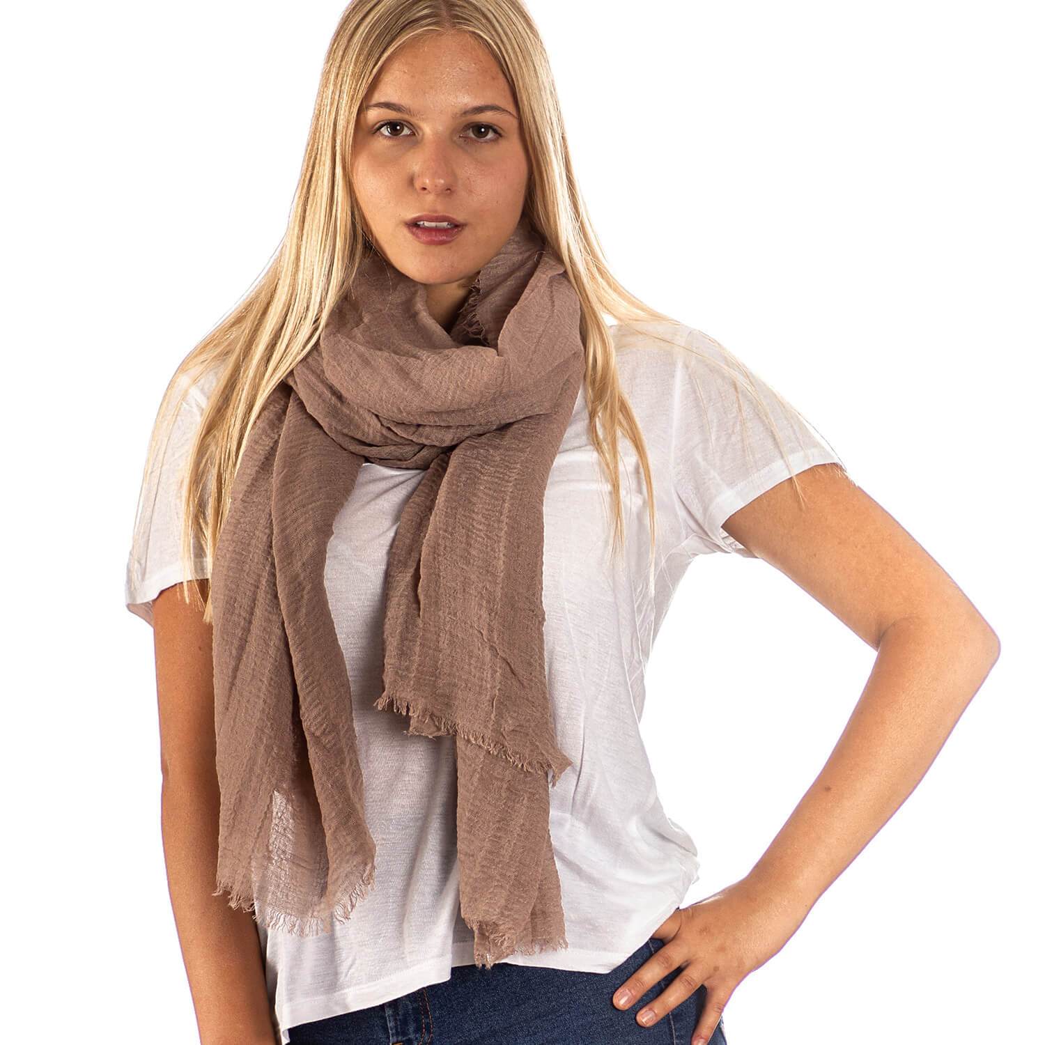 Pashmina Schal in Khaki - RIEMTEX