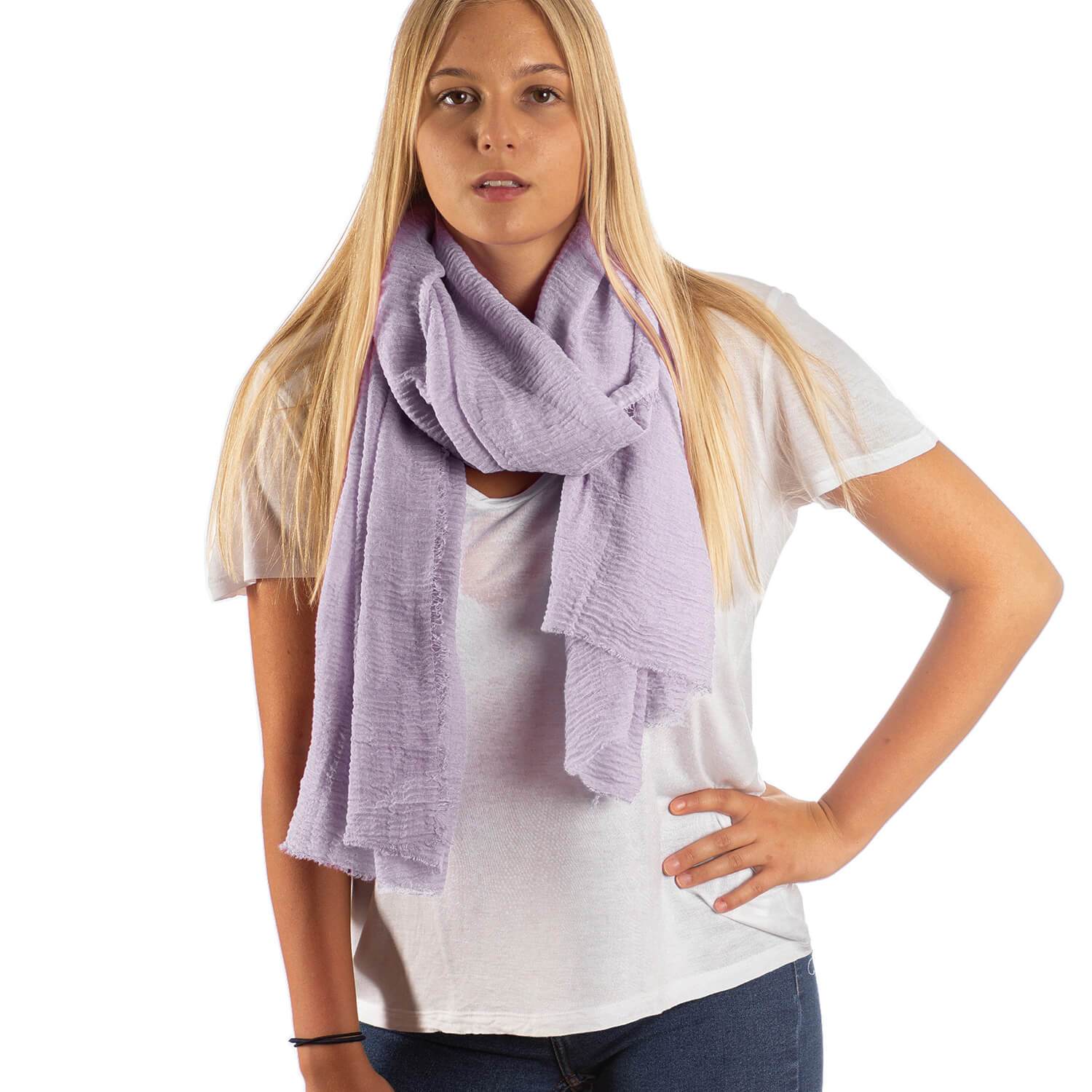 Pashmina Schal in Lavendel - RIEMTEX