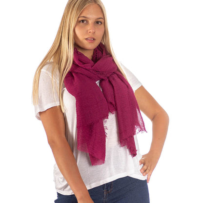 Pashmina Schal in Magenta - RIEMTEX